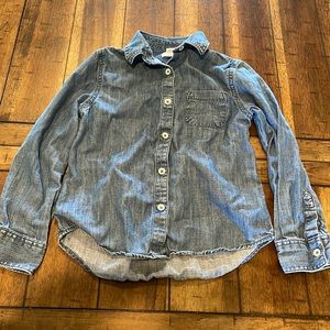 3/$15🔴 Cat & jack button up collared shirt 6/6X